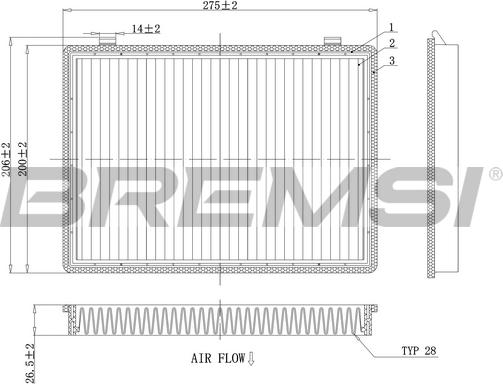 Bremsi FC0466 - Filtrs, Salona telpas gaiss ps1.lv