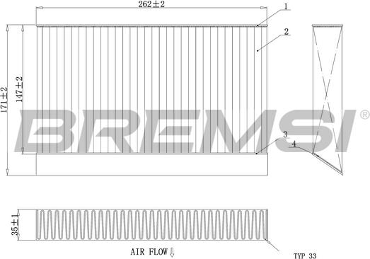 Bremsi FC0408C - Filtrs, Salona telpas gaiss ps1.lv