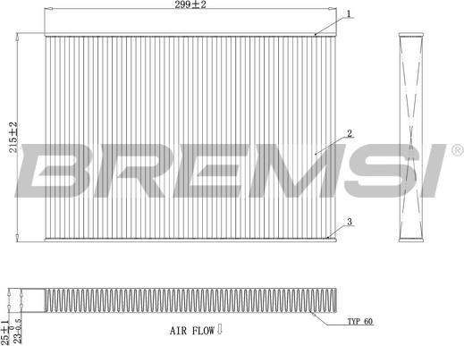 Bremsi FC0412 - Filtrs, Salona telpas gaiss ps1.lv