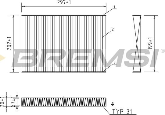 Bremsi FC0484C - Filtrs, Salona telpas gaiss ps1.lv