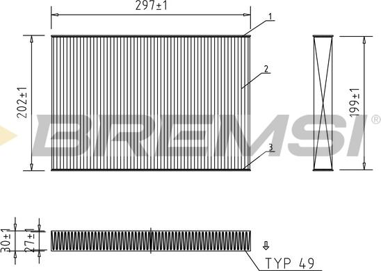 Bremsi FC0484 - Filtrs, Salona telpas gaiss ps1.lv