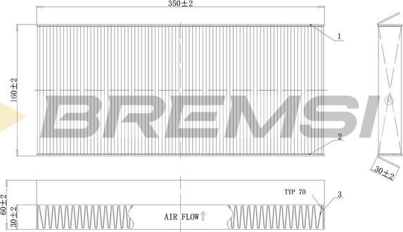 Bremsi FC0480 - Filtrs, Salona telpas gaiss ps1.lv