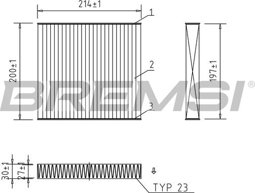 Bremsi FC0434C - Filtrs, Salona telpas gaiss ps1.lv