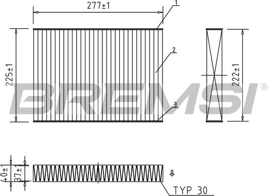 Bremsi FC0472C - Filtrs, Salona telpas gaiss ps1.lv