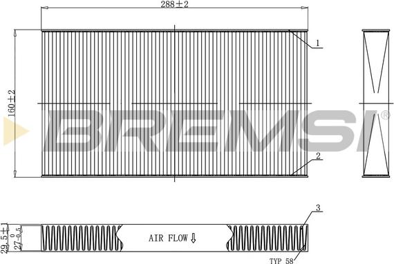 Bremsi FC0477 - Filtrs, Salona telpas gaiss ps1.lv