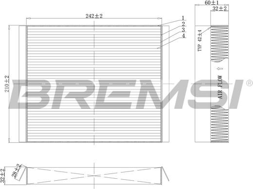 Bremsi FC0501 - Filtrs, Salona telpas gaiss ps1.lv