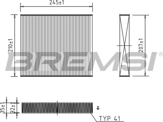 Bremsi FC0094 - Filtrs, Salona telpas gaiss ps1.lv