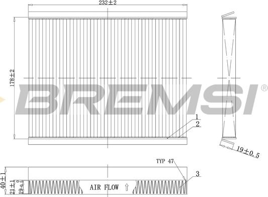 Bremsi FC0091 - Filtrs, Salona telpas gaiss ps1.lv