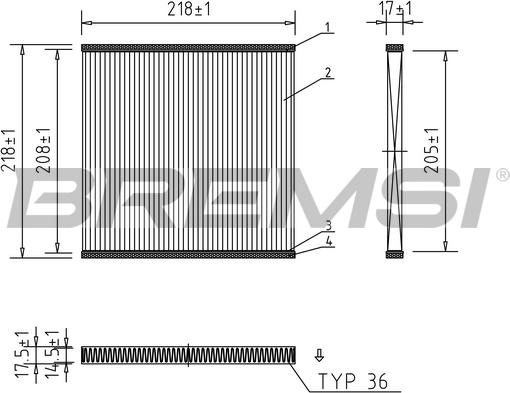 Bremsi FC0089 - Filtrs, Salona telpas gaiss ps1.lv