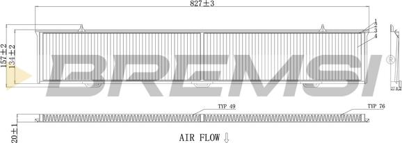 Bremsi FC0085 - Filtrs, Salona telpas gaiss ps1.lv