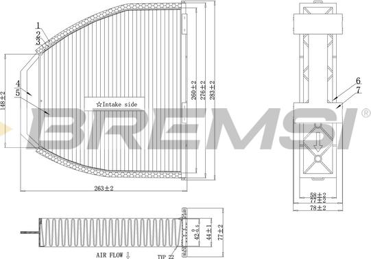 Bremsi FC0083A - Filtrs, Salona telpas gaiss ps1.lv