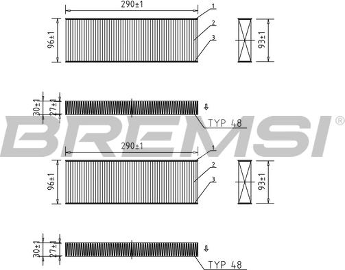 Bremsi FC0071 - Filtrs, Salona telpas gaiss ps1.lv