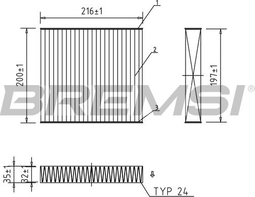 Bremsi FC0078A - Filtrs, Salona telpas gaiss ps1.lv