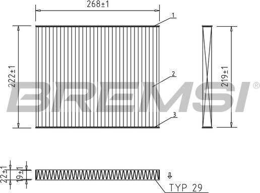 Bremsi FC0174A - Filtrs, Salona telpas gaiss ps1.lv