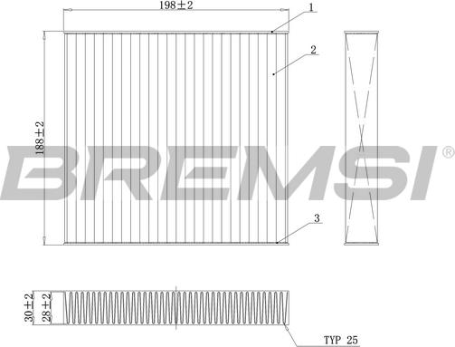 Bremsi FC0171C - Filtrs, Salona telpas gaiss ps1.lv