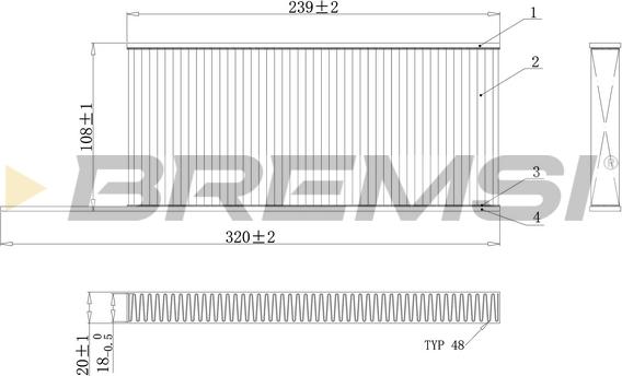 Bremsi FC0863 - Filtrs, Salona telpas gaiss ps1.lv