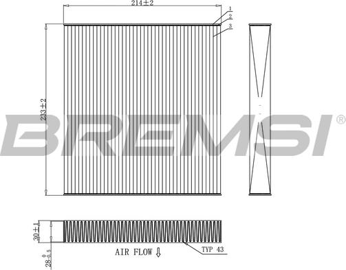 Bremsi FC0881 - Filtrs, Salona telpas gaiss ps1.lv