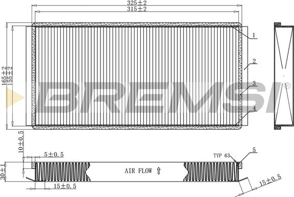 Bremsi FC1924C - Filtrs, Salona telpas gaiss ps1.lv