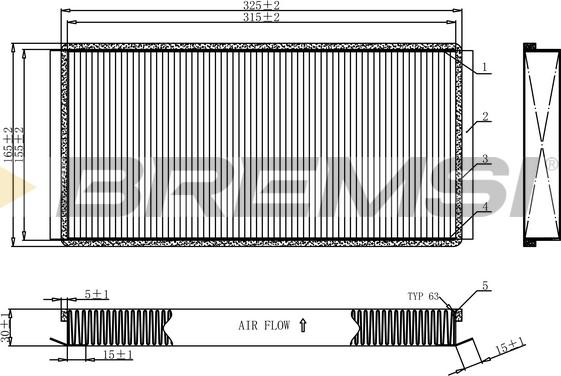 Bremsi FC1924 - Filtrs, Salona telpas gaiss ps1.lv