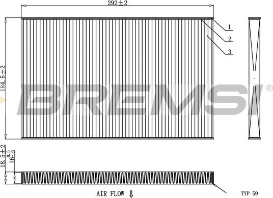 Bremsi FC1404 - Filtrs, Salona telpas gaiss ps1.lv