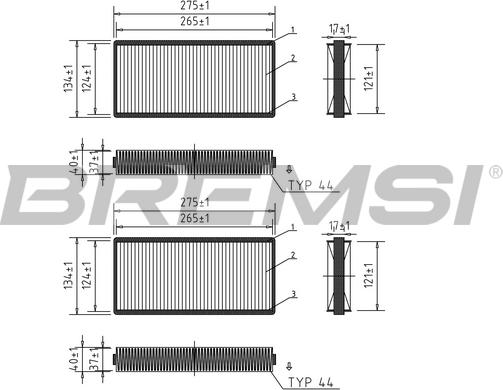 Bremsi FC1551 - Filtrs, Salona telpas gaiss ps1.lv