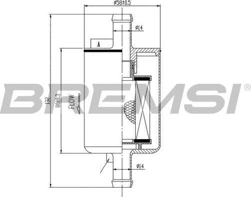 Bremsi FE0149 - Degvielas filtrs ps1.lv