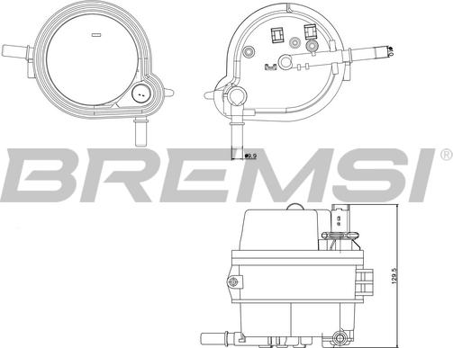 Bremsi FE0160 - Degvielas filtrs ps1.lv