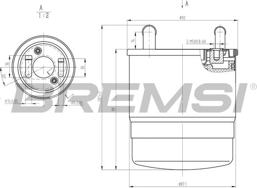 Bremsi FE0820 - Degvielas filtrs ps1.lv