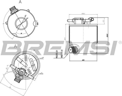 Bremsi FE0357 - Degvielas filtrs ps1.lv