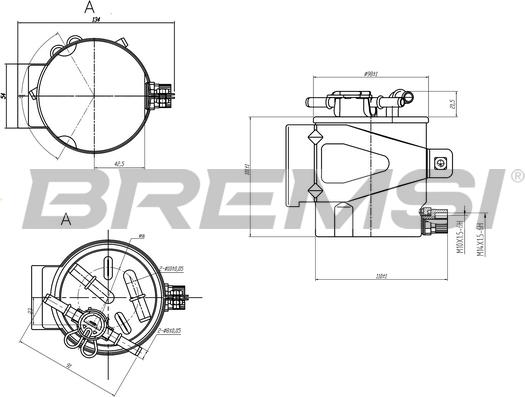 Bremsi FE0388 - Degvielas filtrs ps1.lv