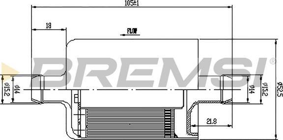 Bremsi FE0324 - Degvielas filtrs ps1.lv