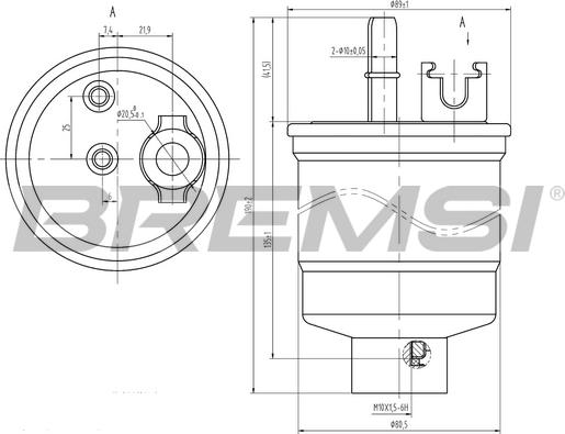 Bremsi FE0376 - Degvielas filtrs ps1.lv