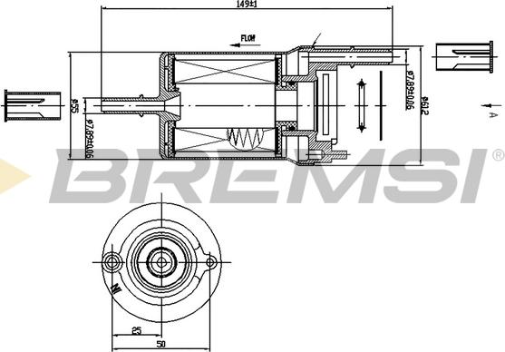 Bremsi FE1018 - Degvielas filtrs ps1.lv