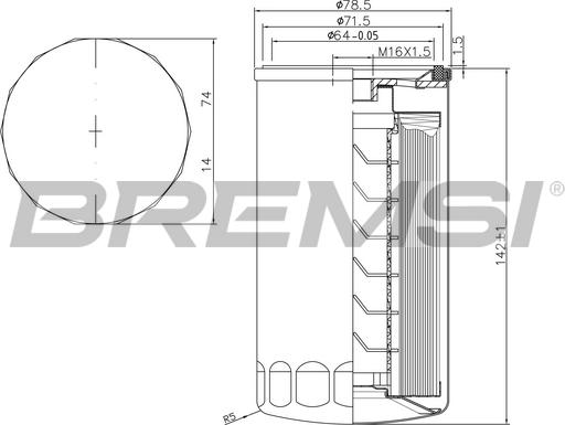 Bremsi FE1314 - Degvielas filtrs ps1.lv