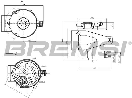 Bremsi FE1313 - Degvielas filtrs ps1.lv