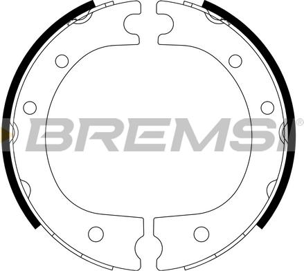 Bremsi GF0963 - Bremžu loku kompl., Stāvbremze ps1.lv