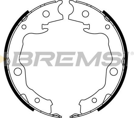 Bremsi GF0976 - Bremžu loku kompl., Stāvbremze ps1.lv