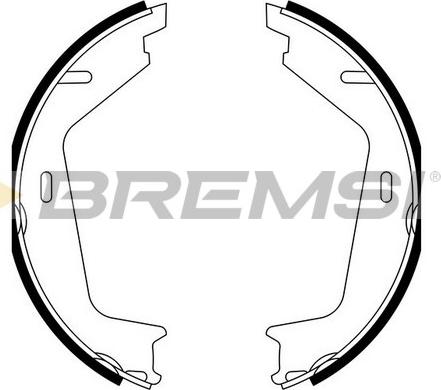 Bremsi GF0608A - Bremžu loku kompl., Stāvbremze ps1.lv