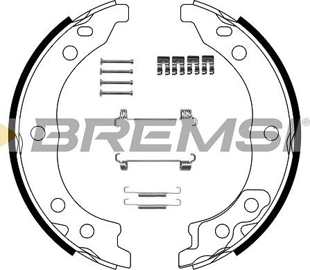 Bremsi GF0187-1 - Bremžu loku kompl., Stāvbremze ps1.lv