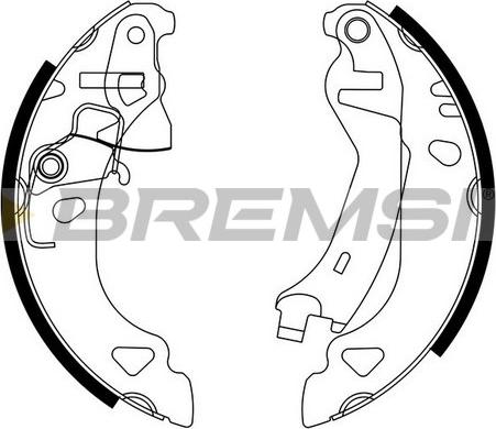 Bremsi GF0174 05/10 - Bremžu loku komplekts ps1.lv