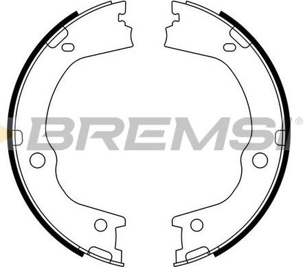 Bremsi GF0898 - Bremžu loku kompl., Stāvbremze ps1.lv