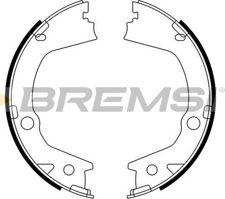 Bremsi GF0897 - Bremžu loku kompl., Stāvbremze ps1.lv