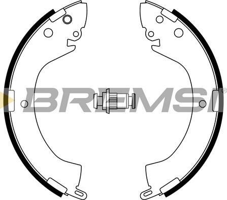 Bremsi GF0813A - Bremžu loku komplekts ps1.lv