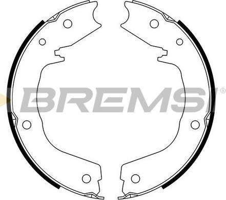 Bremsi GF0831 - Bremžu loku kompl., Stāvbremze ps1.lv