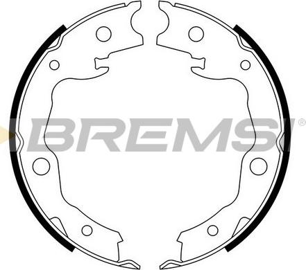 Bremsi GF0876 - Bremžu loku kompl., Stāvbremze ps1.lv