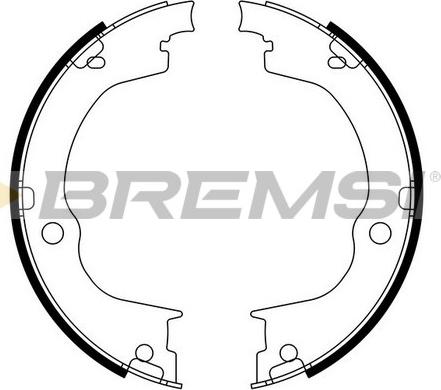 Bremsi GF0360 - Bremžu loku kompl., Stāvbremze ps1.lv