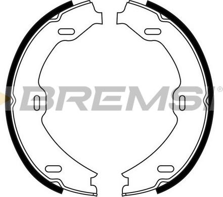 Bremsi GF0311 - Bremžu loku kompl., Stāvbremze ps1.lv