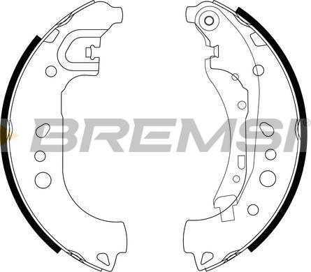 Bremsi GF0332 - Bremžu loku komplekts ps1.lv