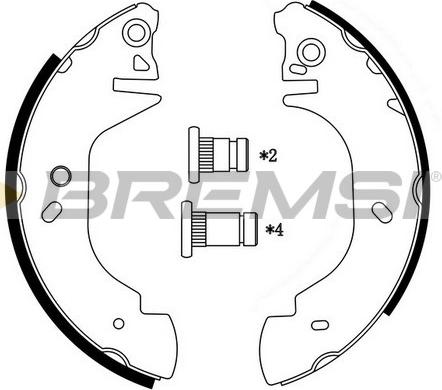 Bremsi GF0230 - Bremžu loku komplekts ps1.lv