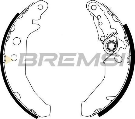 Bremsi GF0225-1 - Bremžu loku komplekts ps1.lv